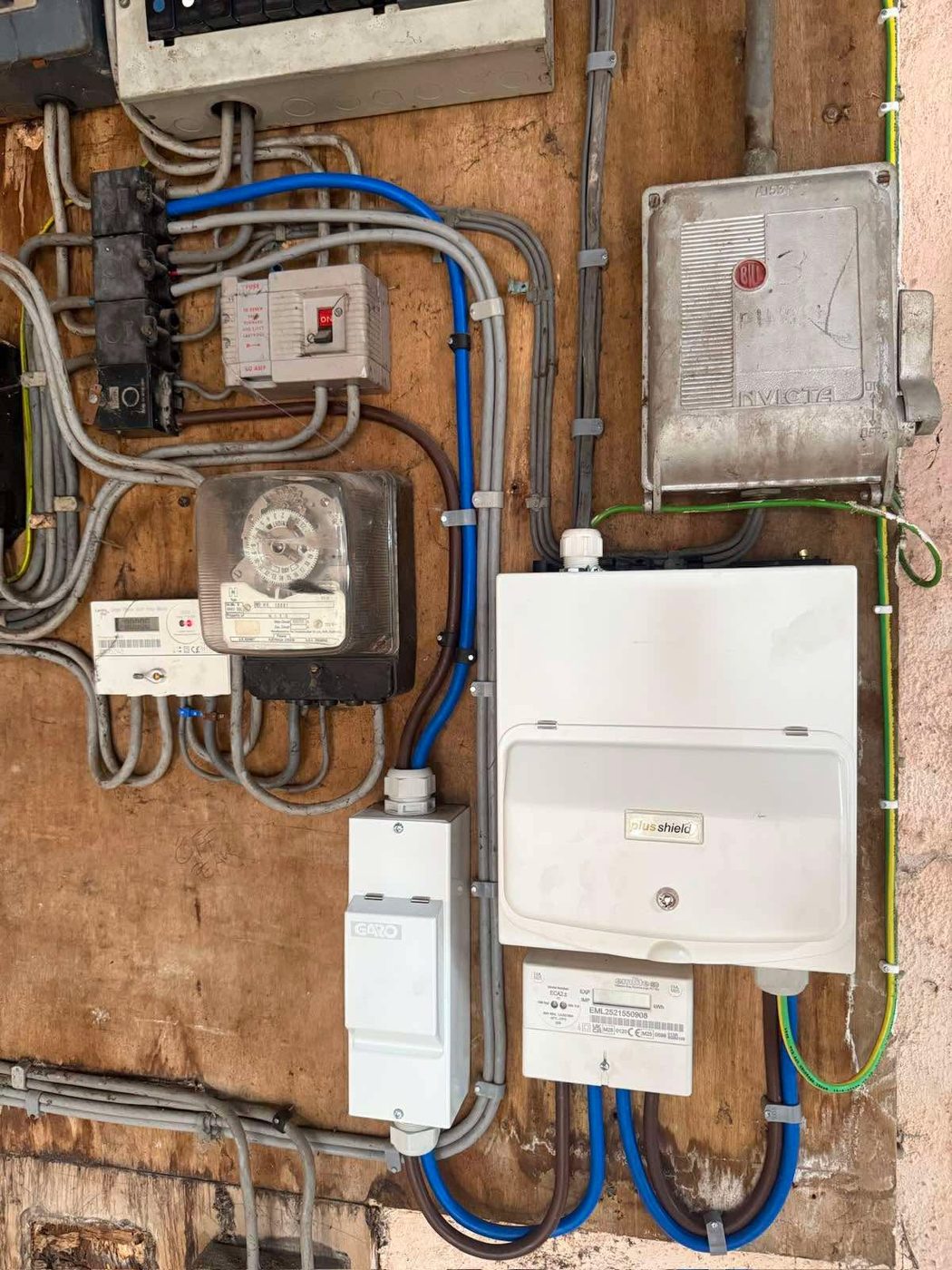 Electrical meter and distribution board upgrade