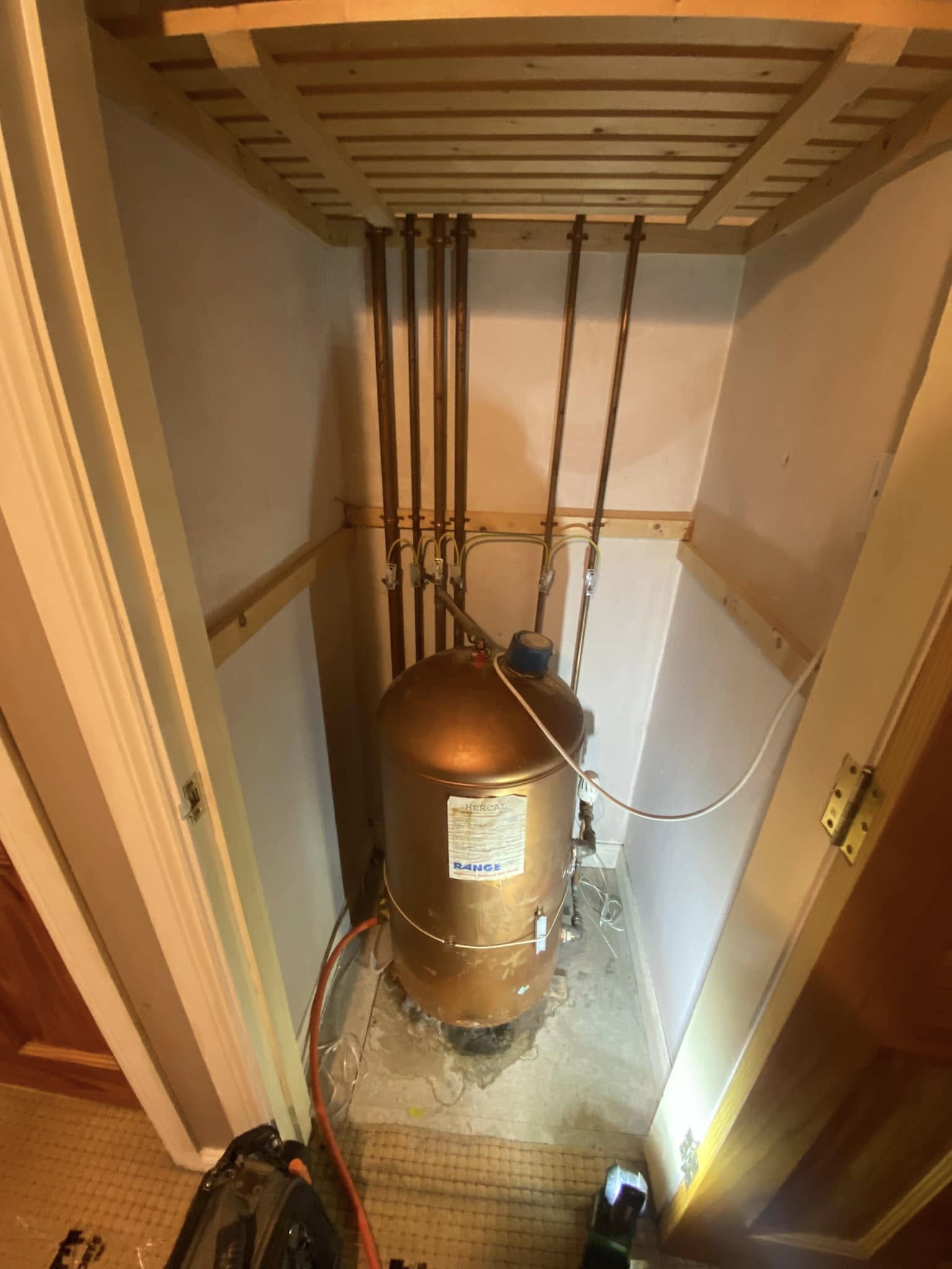 Pipework cupboard project